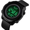 Timever Digital Sports Watch Men's Waterproof Stopwatch Alarm Outdoor LED Black Large Display