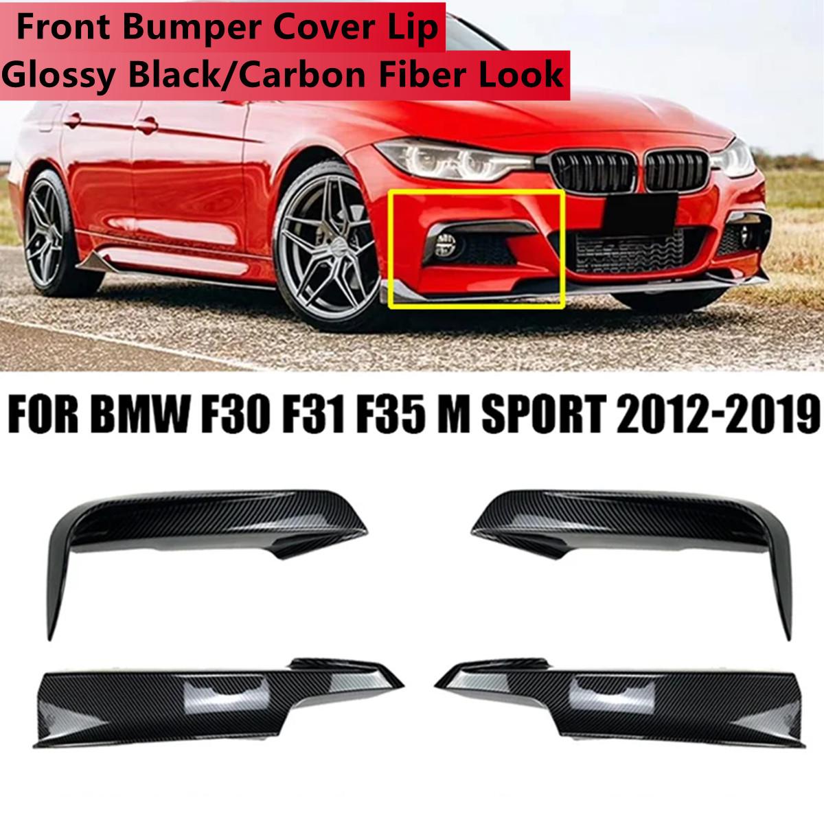 

Комплект переднего бампера Lip Body Kit для BMW F30 F31 F35 M Sport 320i 325i 328i 335i 2012-2019 Противотуманные фары Накладка Передний Canards Splitter