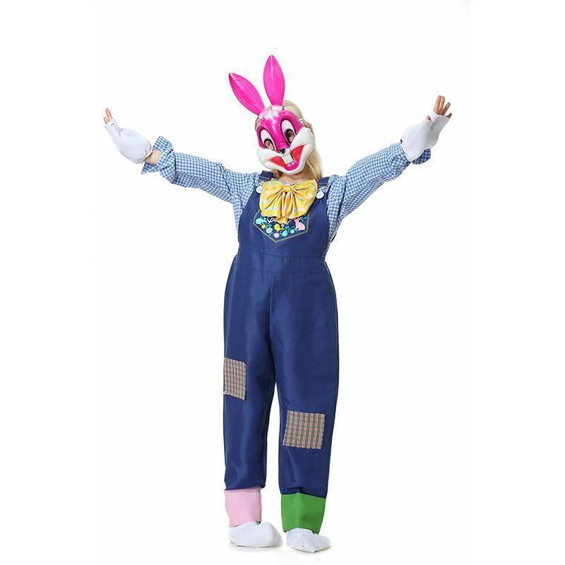 

Новая детская мужская одежда на Хэллоуин, костюм винтажного пасхального шоу с кроликом XL