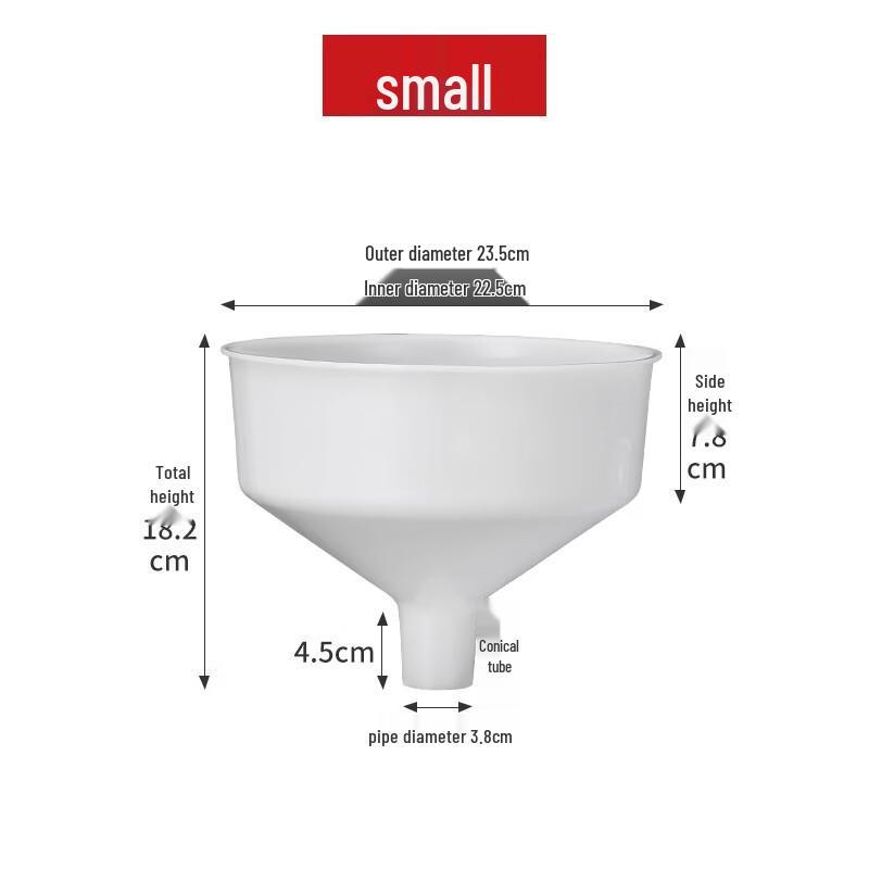 

Thickened White Plastic Funnel