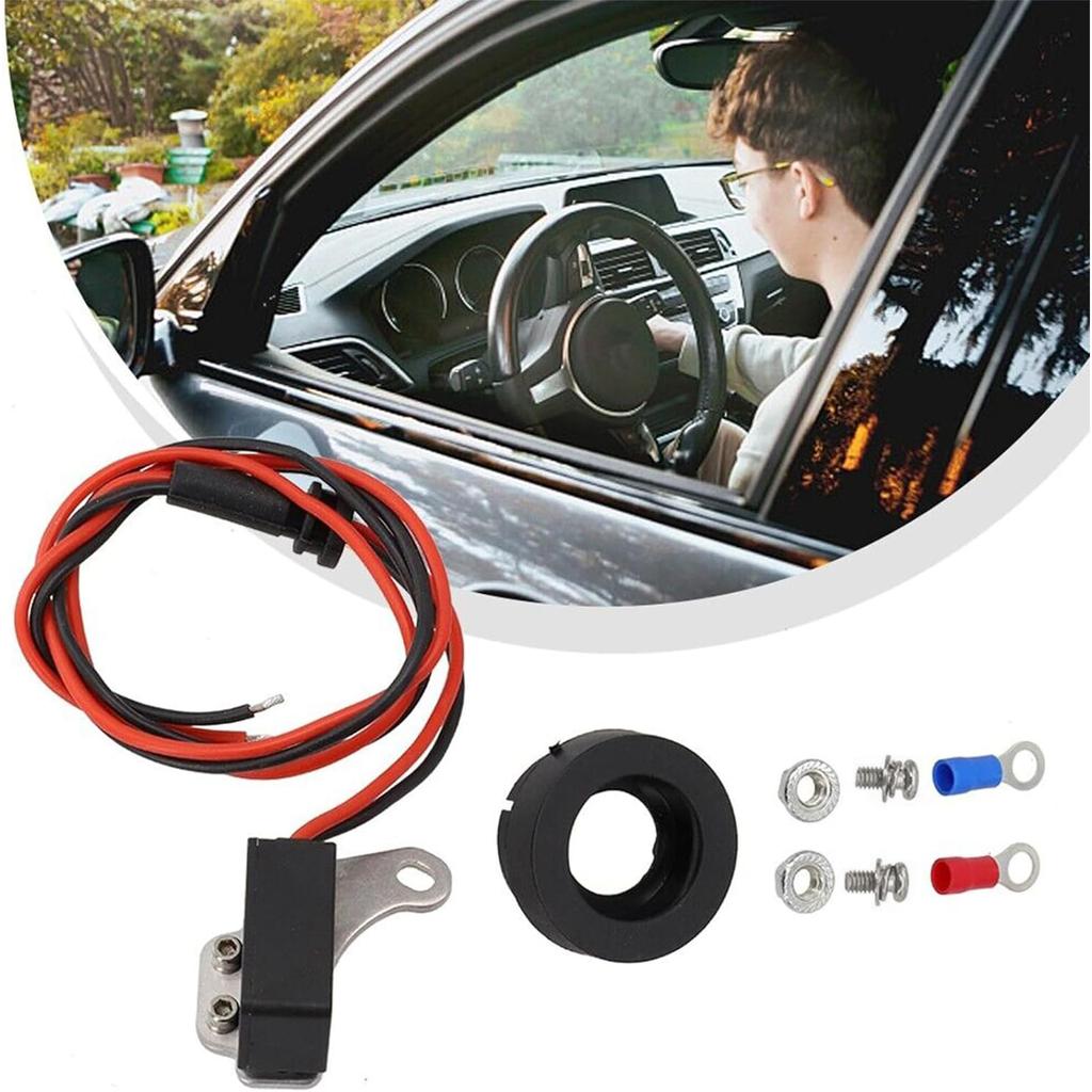 Corrosion Resistant Electronic Ignition Conversion Kit Compatible for F100 F250 F350 E100/E200 Econoline 1957-1974 8cyl