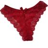 Wuyemao Women's Sexy Lace Bow Thong Panties