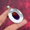 Bi-Color Tourmaline 925 Solid Sterling Silver Pendant, Handmade Gemstone Pendant Jewelry, Gifts For Wife Brand New Pendant