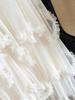 Women's Designer Irregular A-line Ruffled Mesh Skirt - Spring/Summer Collection