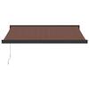 VidaXL Manual Retractable Awning Brown 300x250 Cm 3215723