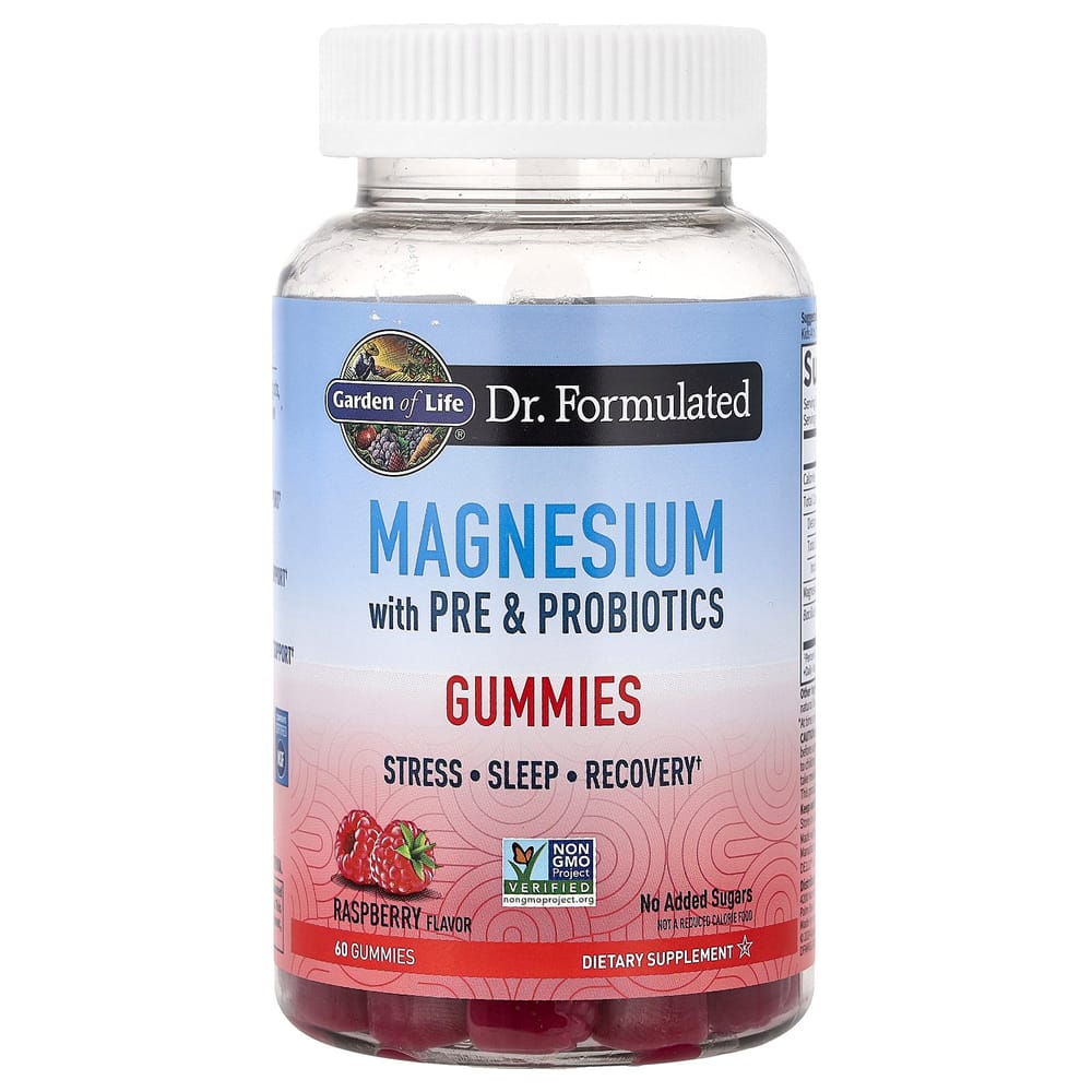 

Garden of Life Pre & Probiotic Magnesium Gummies, Raspberry Flavor, 60 Count 1 ea - 60 ea