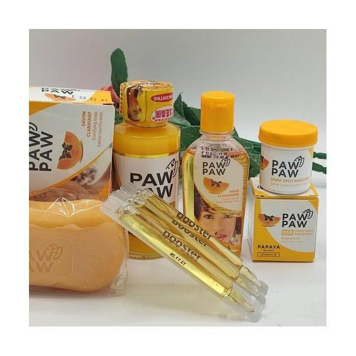 Mini Gamme Paw Paw – Savon, Sérum, Huile & Crème Visage Anti-Taches