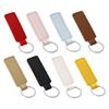 Modern Key Holder Keyring PU Leather Design Compact Carry Solution Water Resistant For Cycling Hiking Urban Commuters