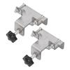 2 Pcs Cabinet Door Mounting Jig 2mm Thickness 139mm Clamping Range Stainless Steel Cabinet Door