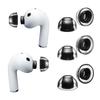 AZLA SednaEarfit XELASTEC II AirPods Pro 3 Ear Tips Premium TPE Temperature-Responsive One-Piece Adapter Tapered Design Adjustable Thickness 12H