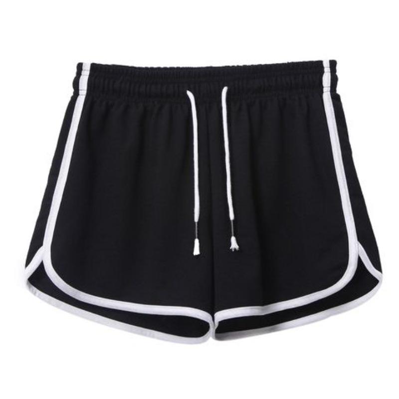 Women's Sports Shorts Spring and Summer Edging Pants Plus Size Loose and Slimming Student Wide-leg Casual Pants
