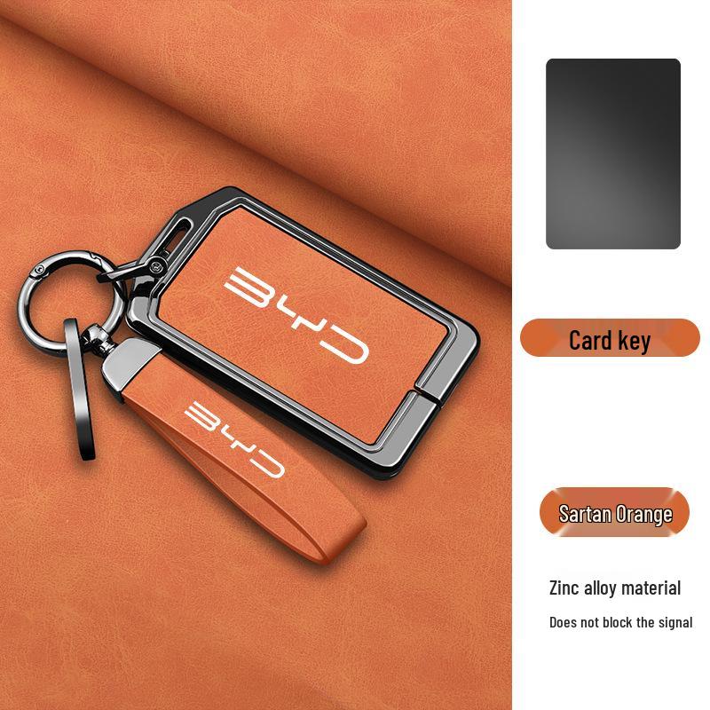 BYD Card Key Case for Song, Yuan, DMI Max, Han, Tang, Qin, Seagull, Destroyer 05 - New Model Protective Shell & Buckle