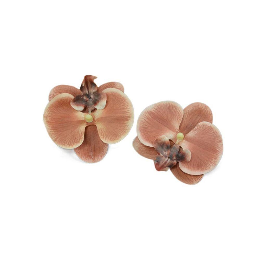 2pcs Korean Style Artificial Butterfly Orchid Decoration Flowers Orchids  Car Home Decoration