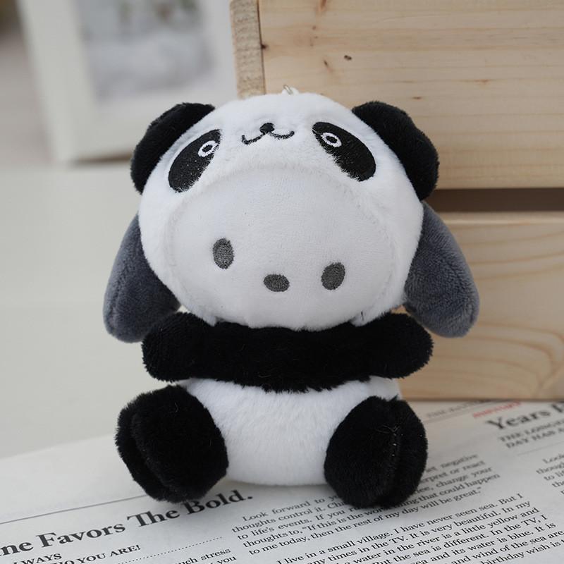 Adorable Panda Costume Pochacco Plush Toy Soft And Huggable Stuffed Animal Doll