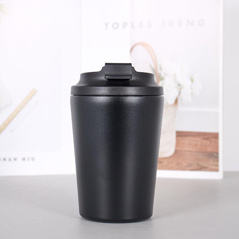 304 Stainless Steel Coffee Cup, Double-layer Insulated Cup, Portable Car Cup, Business Office Casual Cup