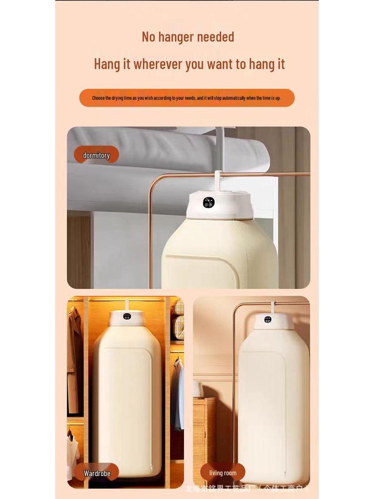 Armoire Séchante et Repassage de Voyage Portable: Machine à sécher rapidement les vêtements