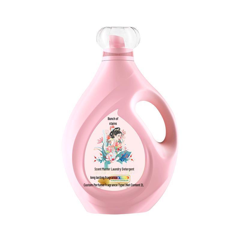 2L Fragrance Master Antibacterial Laundry Detergent - Long-Lasting Scent, Household Use, 4 Jin Bottle