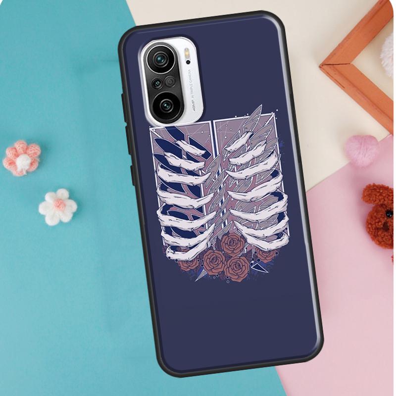 Anime Attack On Titan For Xiaomi Mi 11 Lite Mi 12 Pro 12X 10T 11T Pro Case Cover For POCO X3 X4 Pro GT M3 M4 F3