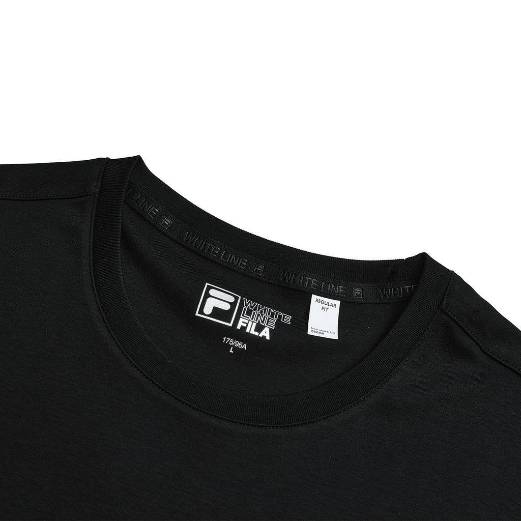 Fila Retro Fashion Round Neck Short Sleeve T-Shirt Men Tops Black F51M328138FBK