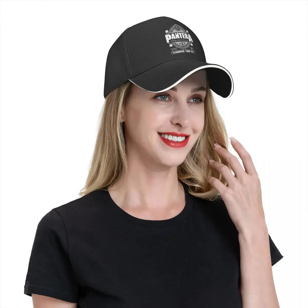 Metal Band Rock Music Baseball Cap Casual Pantera Sandwich Caps Unisex Adjustable Hats Cap Sport