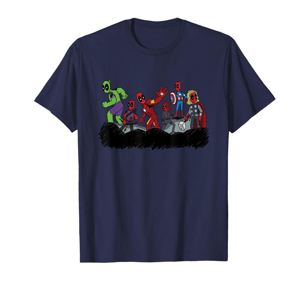 Marvel Studios Deadpool & Wolverine Avengers Assemble Parody T-Shirt
