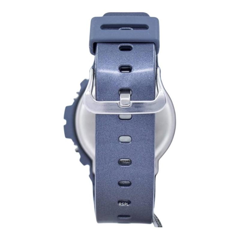 

CASIO 200 meters waterproof Quartz resin strap same style for men and women blue dial DW-6900MF-2JF синій