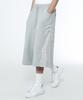 Sseleupe Palm Tree Applique Bermuda Sweatpants Melange Gray