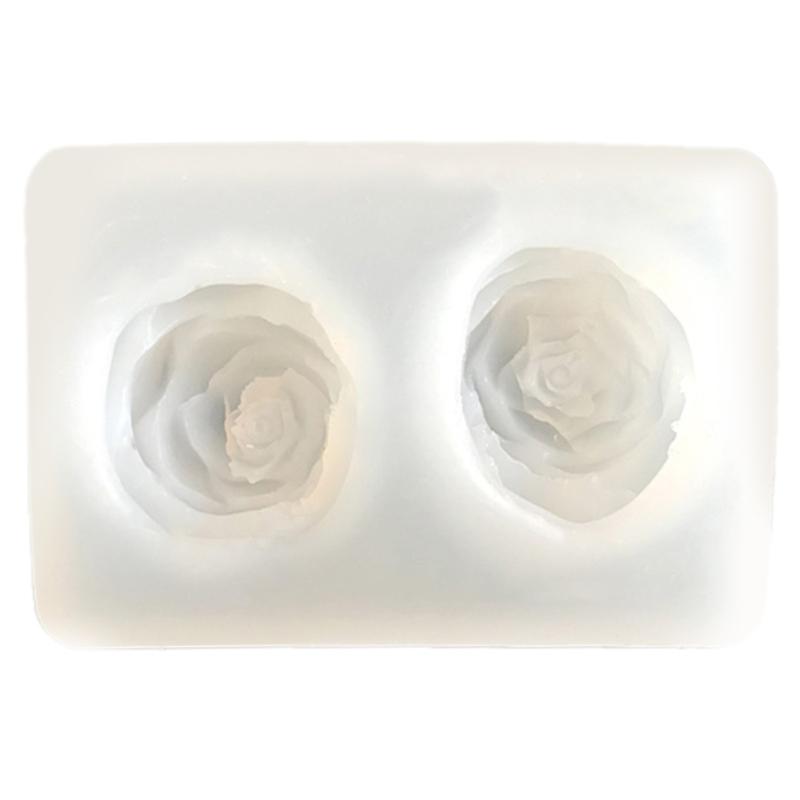 

3D Rose Silicone Candle Molds for Epoxy Resin Candle Soap Fondant Chocolate Candy Baking Cement Clay Silicone Molds