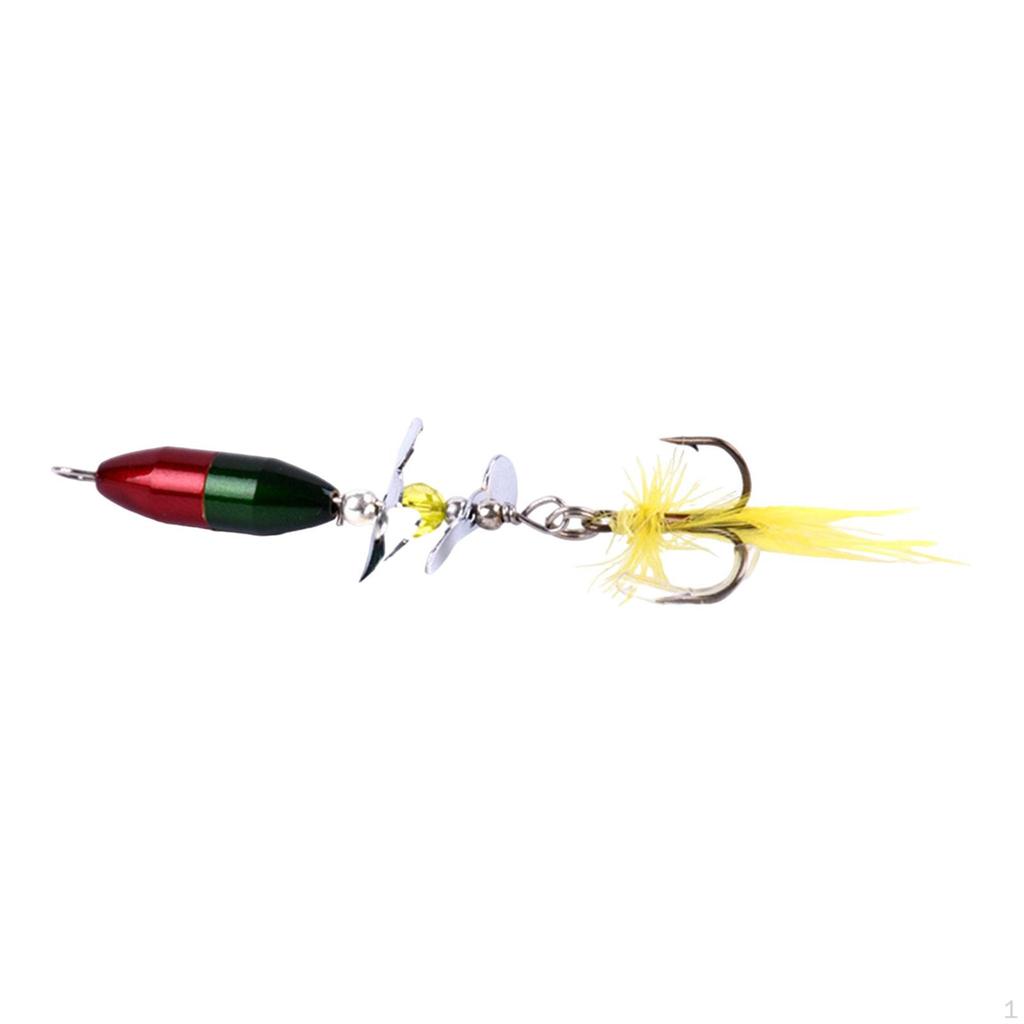 Fishing Lures Spinnerbait Tackle Easy to Use Copper Portable Fly Bass