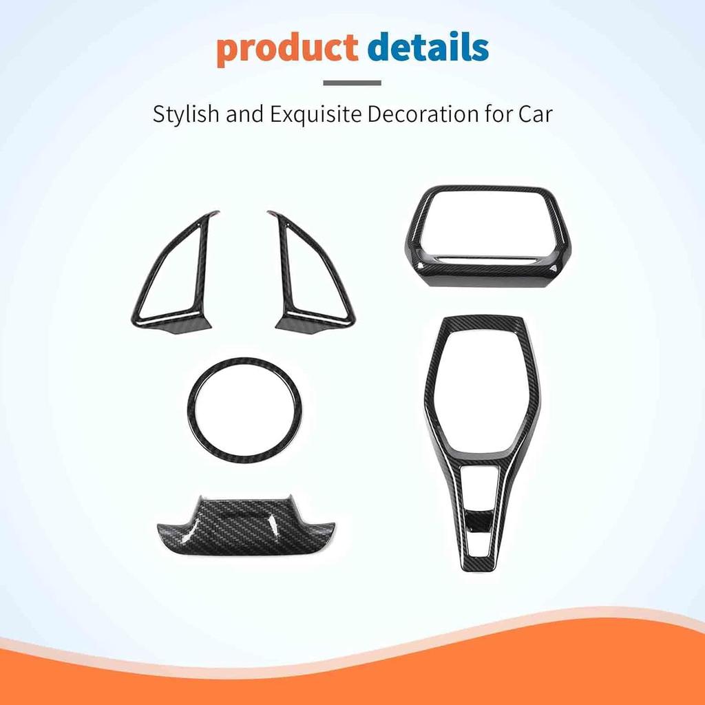 JeCar Carbonfaser-Innenausstattungssatz für 2017-2023 Chevrolet Chevy Camaro LT SS ZL1 RS (Nur für 8-Zoll-Bildschirm)