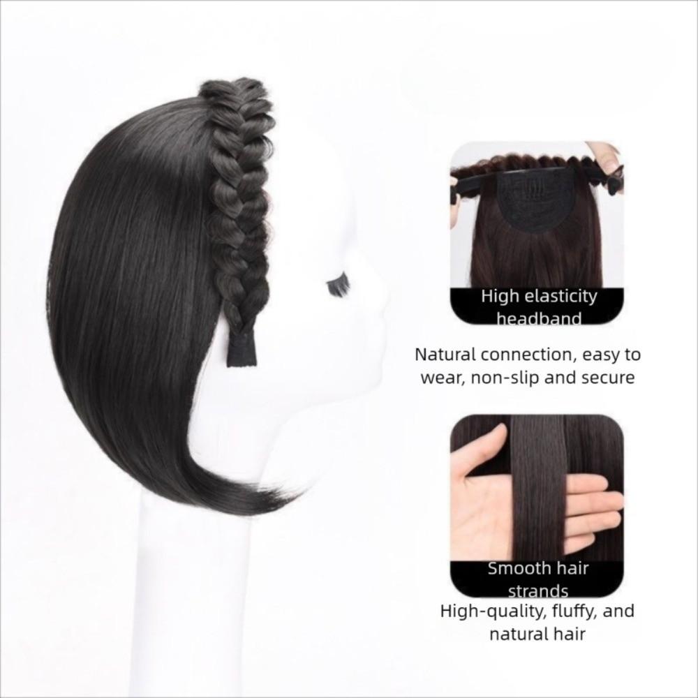 Korean Style Half Headband Wig Clip in Wig Replacement Block  Women