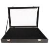 Ring Display Case Organizer With Transparent Lid 100 Slot Jewelry Studs Earrings Tray Holder Storage Box