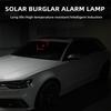 2 szt. LED Samochodowe Fałszywe Światło Bezpieczeństwa Zasilane Solarnie Symulowany Alarm Bezprzewodowe Ostrzeżenie Lampa Ostrzegawcza Antykradzieżowa Migające Światła Imitacyjne