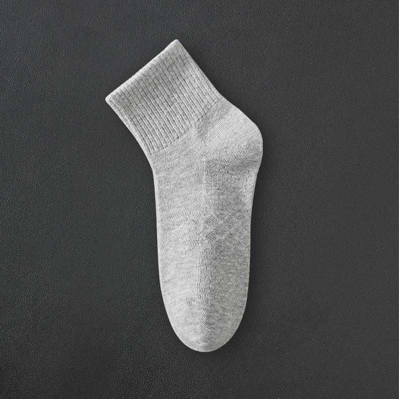 

1/2/3 шт. Графеновые антибактериальные теплые носки мужские и женские дезодорирующие носки средней длины однотонные чистые версии осенних и зимних теплых носков 3PCS серый