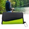 Fishing Lure Storage Wallet 6 Pocket Artificial Baits Bag Soft Baits Case Inner Bag Tackle Bag with Carabiner