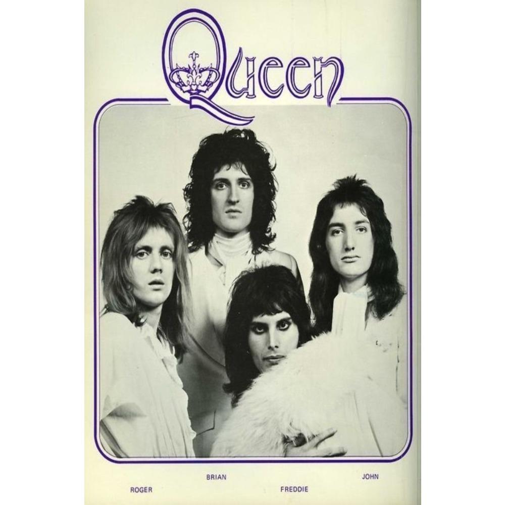 Metal Queen Band Wall Decor, Handmade 3D Tin Art for Living Room Bedroom Music Studio