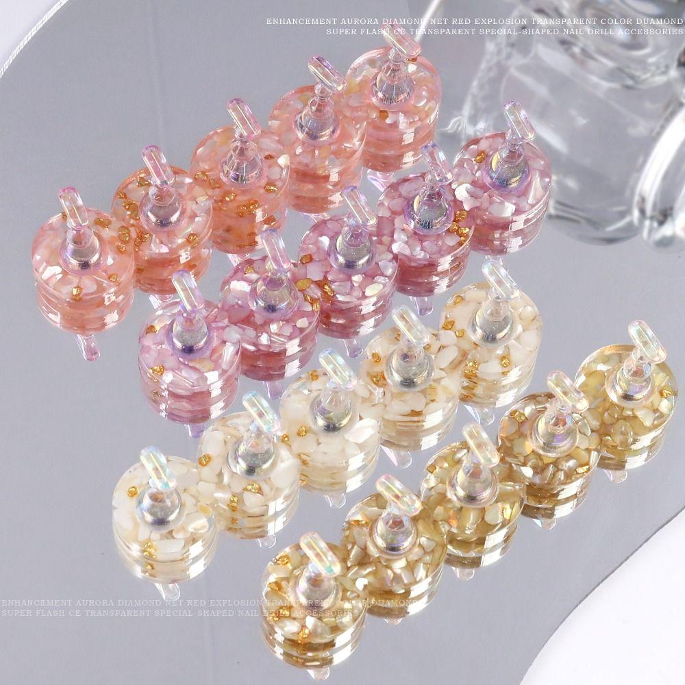 5 Nail Holders Acrylic False Nail Stand Square/Round Base Nail Tips Display Kit  Beginner
