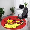 1pc Pikachu Cloud Chair Carpet for Office Non Slip, Machine Washable Rug for Office, Room Holiday Decor for Christmas, Birthday Polyester