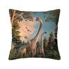 Brachiosaurus Walk Hug Pillowcase  Dinosaurs Backpack Cojines Garden DIY Printed Office Coussin Covers Decorative