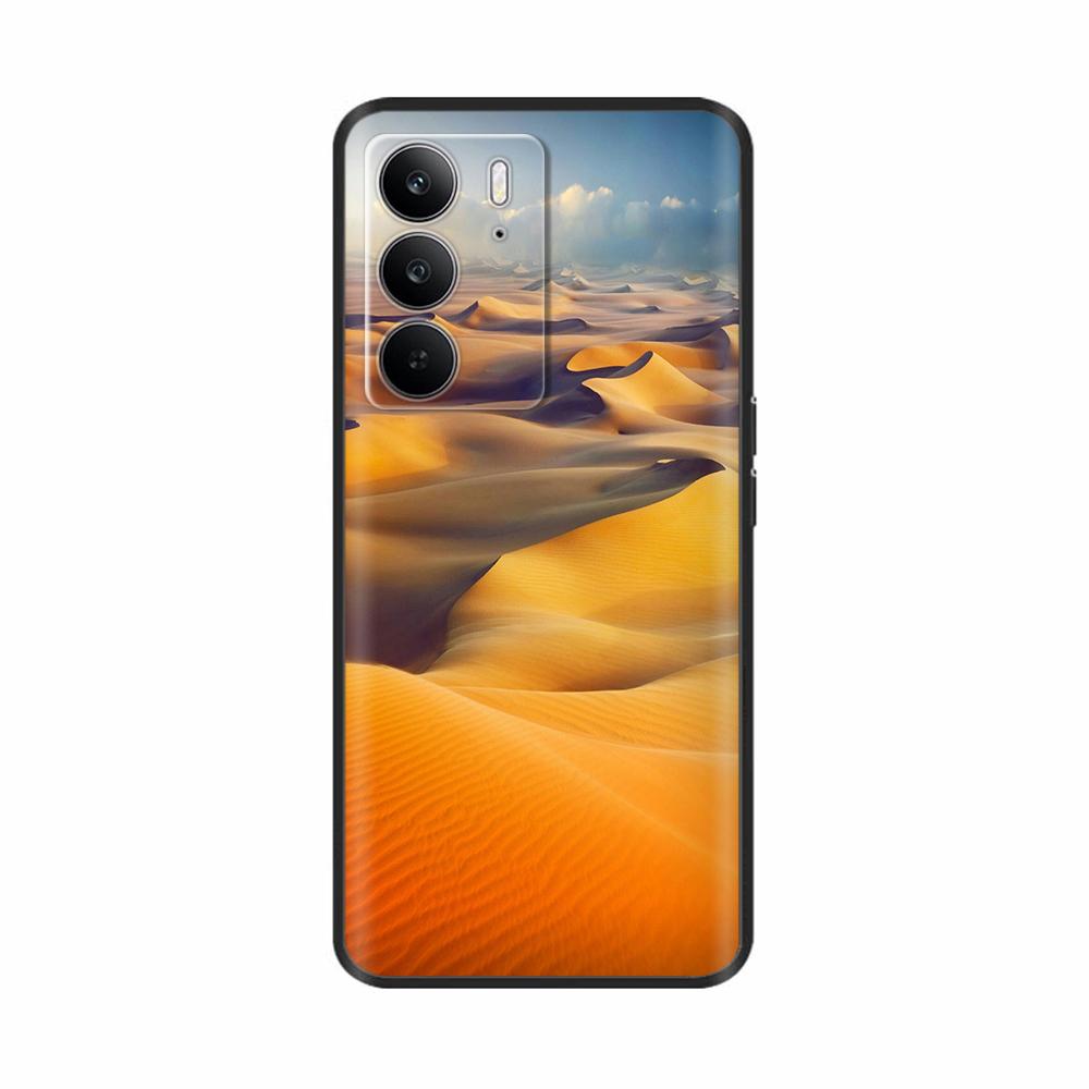 Für Realme 14x 5G Hülle Mode Blume Cartoon Weiches Silikon Rückabdeckung Für Oppo Realme 14x 5G 14 X Handyhüllen Schutzhüllen