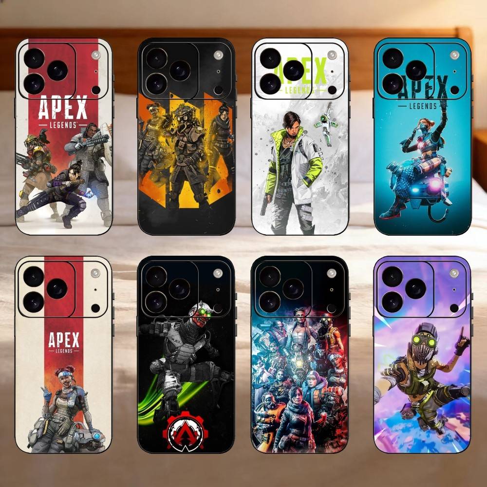 Video Game A-Apex L-Legends Phone Case Silicone black Soft For IPhone 17,16,15,14,13,12,11,SE,Plus Pro Max