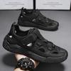 Sandals for Men Fashion Casual Sport Sandalias Summer Breathable Hollow Out Mesh Sandals Outdoor Anti-slip Beach Sandals for Men