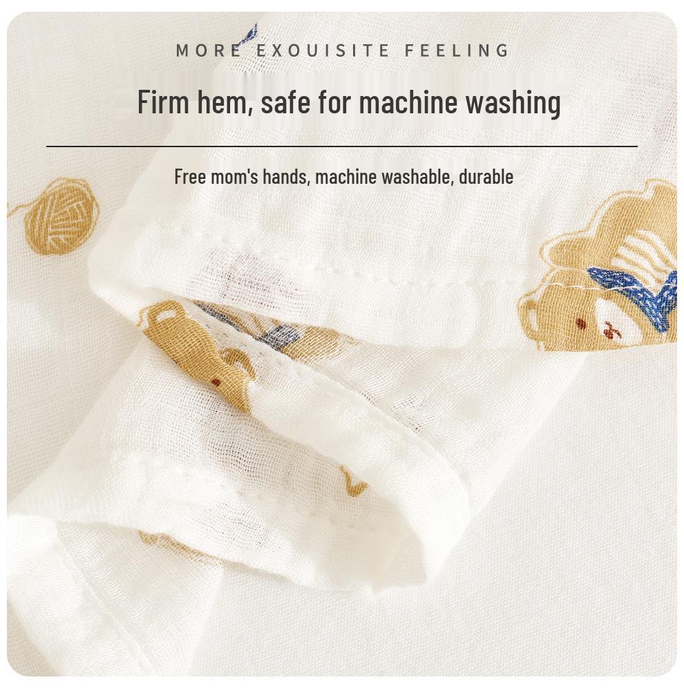 Ultra-thin Baby Cotton Gauze Blanket & Swaddle - Windproof Bath Towel for Newborns