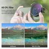 NEEWER 67mm CPL Filter with Cold Shoe Smartphone Lens HD Polarizing Circular Includes Pouch and Cleaning Compatible with iPhone Max S25 Clip, Filter,
