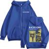 Horror Movie Backrooms Zipper Hoodies Men's Women Clothing Casual Long Sleeves Zip Up Hooded Sweatshirts Jackets Coat Streetwear