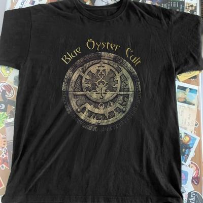 Blue Oyster Cult Logo Retro Unisex T-Shirt Size S-5XL