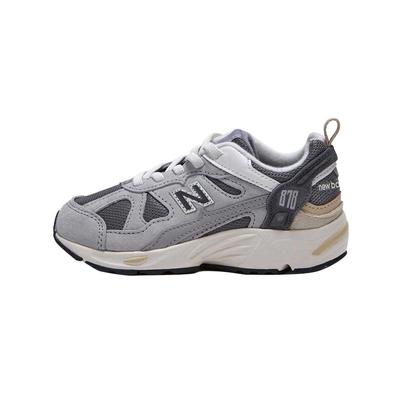 NB 878 Synthetikleder Mesh Klassisch Schnürung Runde Spitze Low-Top Laufschuhe Kinder Sneaker PV878GG1