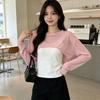 Casual Sun Protection Cover Up Short Arm Sleeve Cover Skin Friendly Mesh Shrug Top  Dress Layering