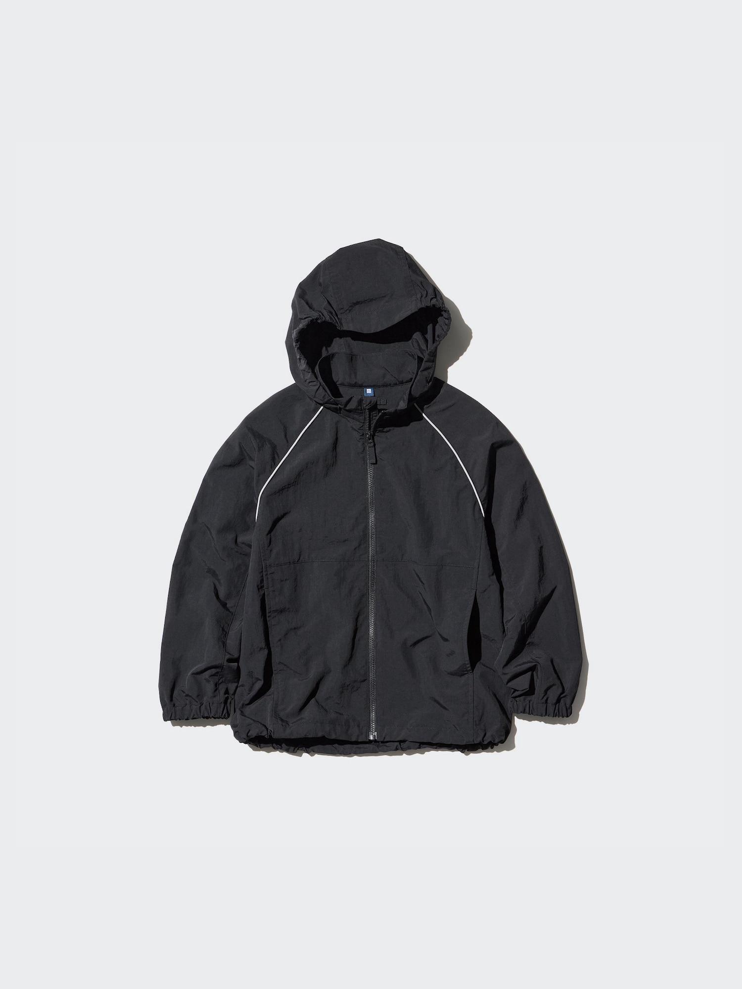 

UNIQLO JAPAN Карманная толстовка с ультрафиолетовым вырезом 09 BLACK/100