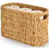 Toilettenpapier-Aufbewahrungskorb für 6-8 Rollen Vertikaler Toilettenpapierhalter mit offener Vorderseite für Badezimmer-Organizer Toiletten-Seitenablage für kleine Badezimmer